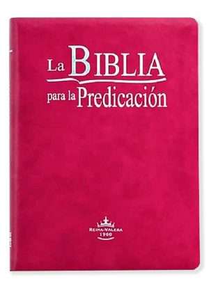 La Biblia para la predicacion - Letra grande Purpura indice y canto plateado