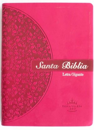 Biblia Letra Gigante Imitación piel Rosa