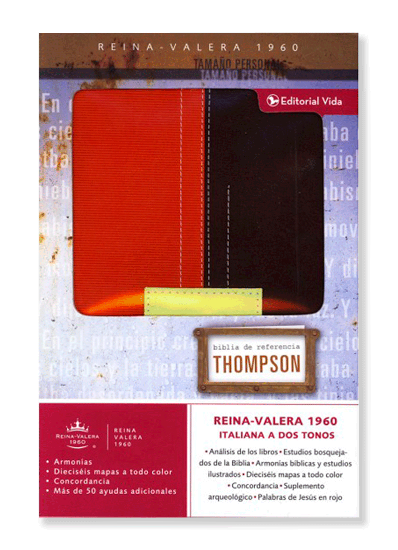 Biblia Referencia Thompson Duo Tono Marrón/Terracota