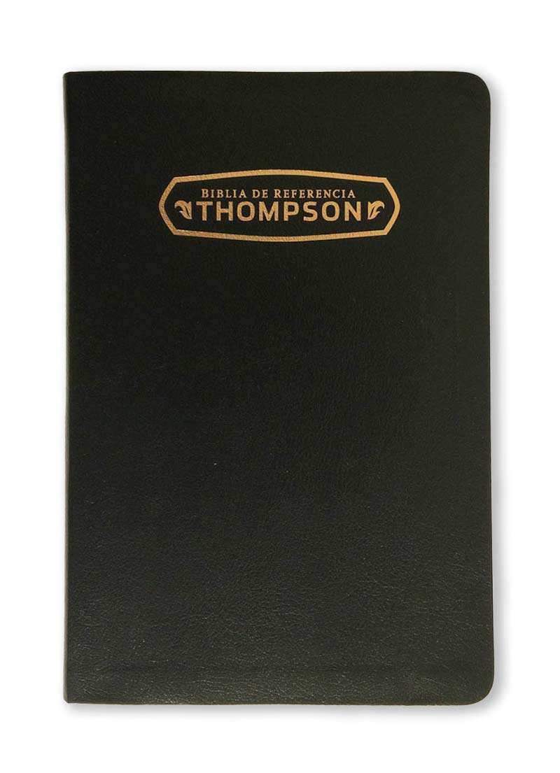 Biblia de referencias Thompson Negro imitación piel - Imagen 2