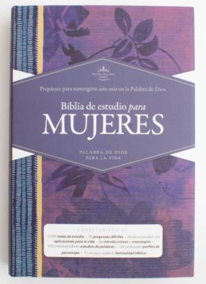 Biblia de Estudio para Mujeres / Lila Tapa Dura