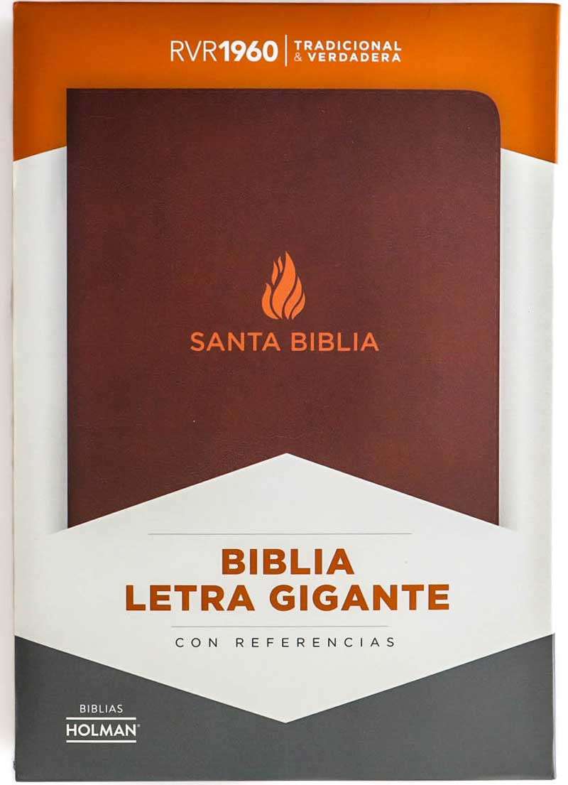Biblia Letra Gigante Marron Indice