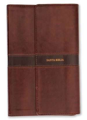 Biblia Holman Ultrafina Marron con Solapa.