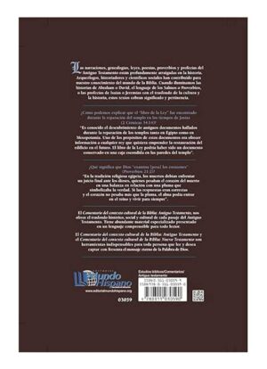 Comentario del Contexto Cultural de la Biblia. Antiguo Testamento