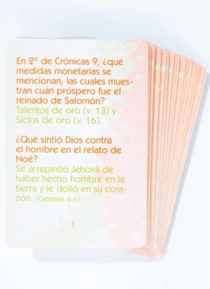 Preguntas y respuestas Biblicas Bilingüe - Nº8 PERSONAJES DE LA BIBLIA