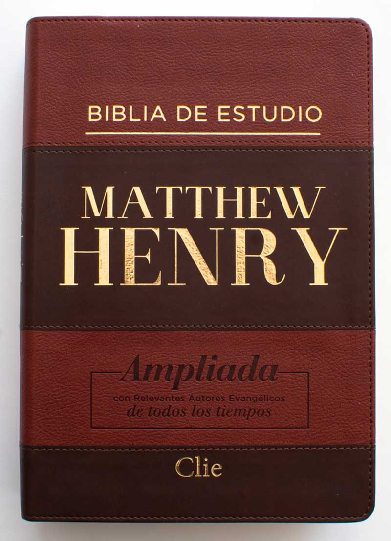 Biblia de Estudio Matthew Henry / Simil Piel
