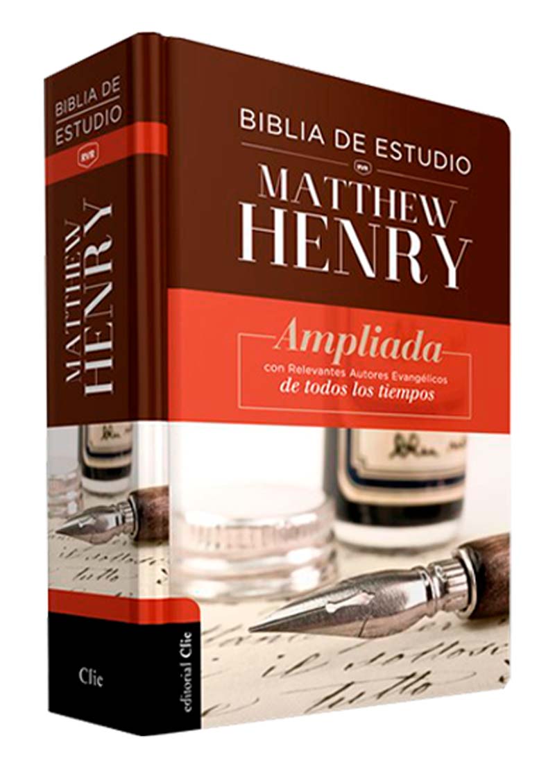 Biblia de Estudio Matthew Henry ampliada / Tapa Dura