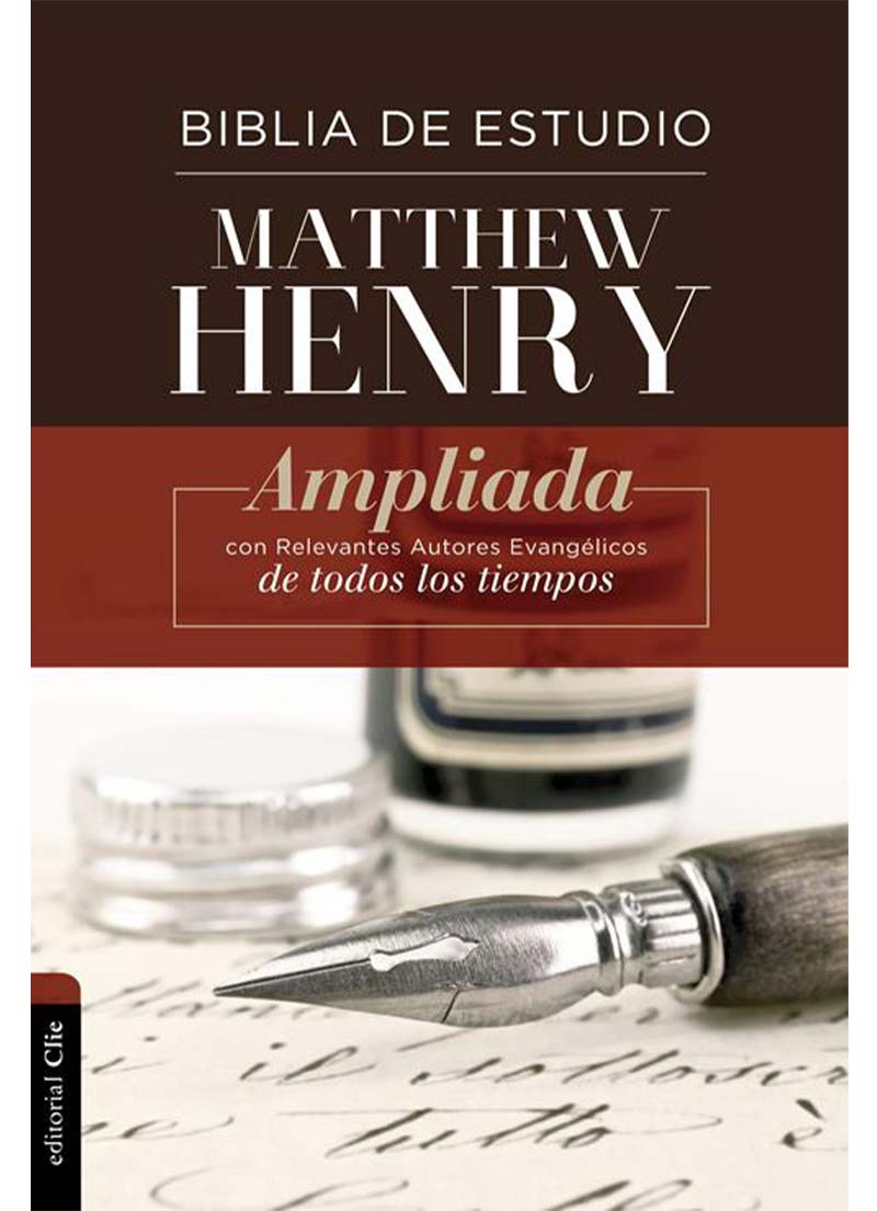 Biblia de Estudio Matthew Henry ampliada / Tapa Dura - Imagen 2