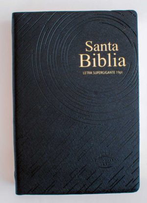 Biblia Letra Supergigante Negra con Cierre