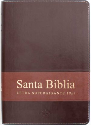 Biblia Letra supergigante Marron Imitacion piel