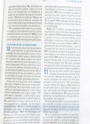 Biblia Mini de Bolsillo Azul con cierre