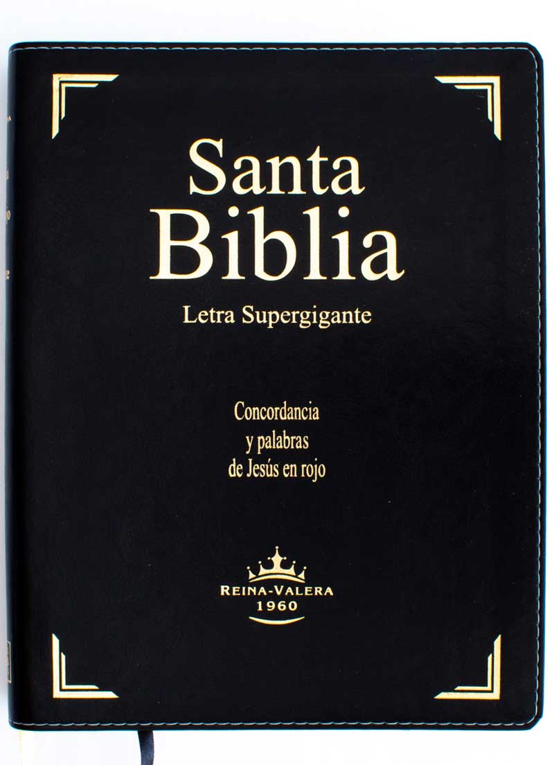Biblia Letra Super Gigante Concordancia Negra PJR