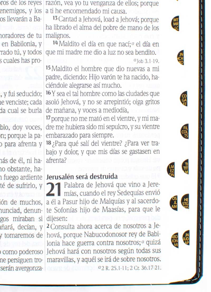 Biblia Letra Super Gigante Concordancia Negra PJR - Imagen 2