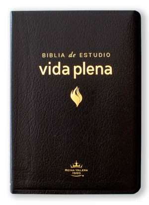 Biblia Estudio Vida Plena Fina Negro