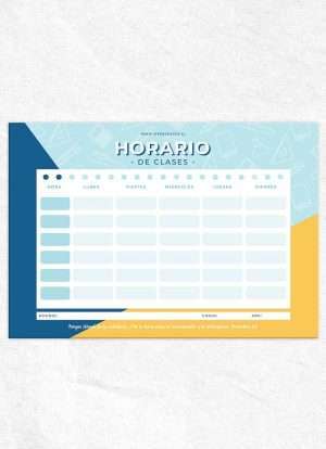 Horario de Clases Joven 1