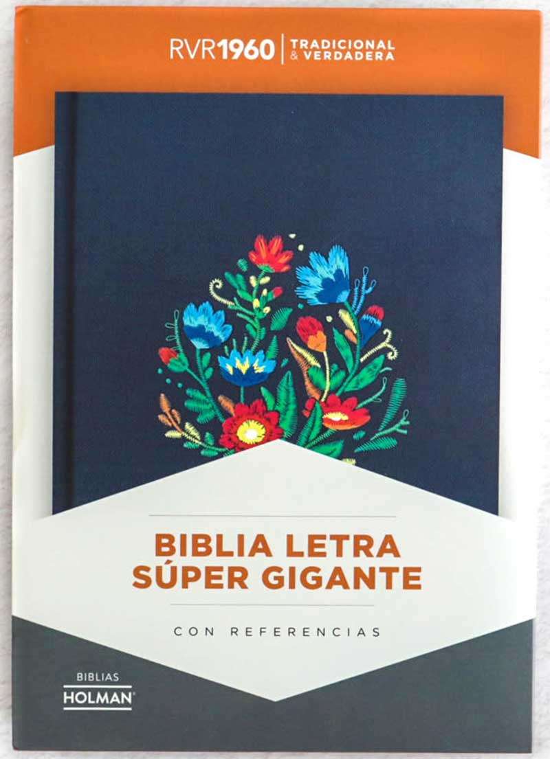 Letra Super Gigante bordado Indice / Azul