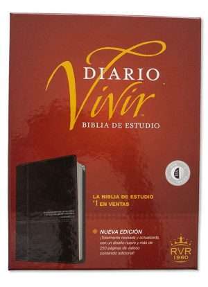 Biblia de Estudio Diario Vivir color Negro con Indice