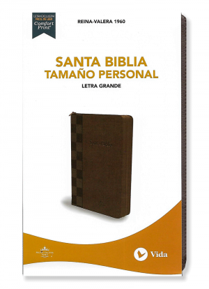 Biblia Tamaño Personal Letra Grande Café