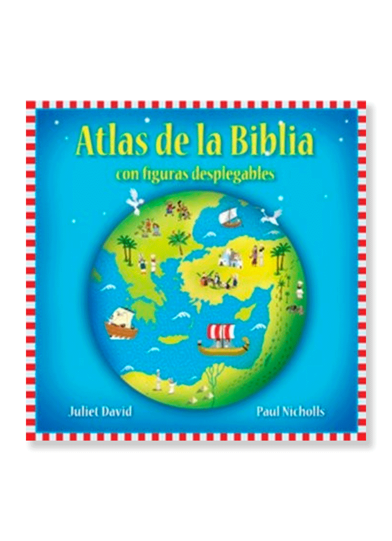Atlas de la Biblia con figuras desplegables