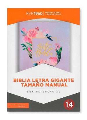 Biblia Letra Gigante Tamaño Manual con Indice y Cierre / Violeta