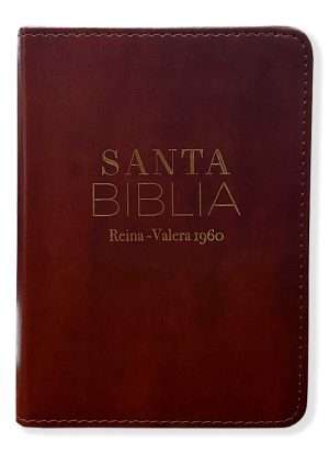 Biblia Tamaño Bolsillo Simil Piel Café
