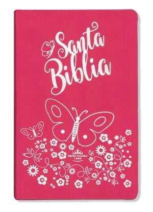 Biblia Tamaño Manual Simil Piel Fucsia