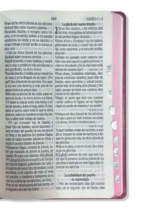 Biblia Tamaño Manual Simil Piel Fucsia