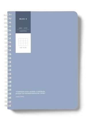 Cuaderno Escolar Blue 4