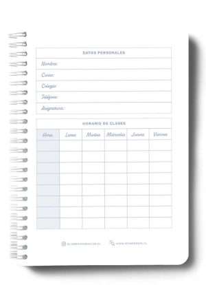 Cuaderno Escolar Blue 4