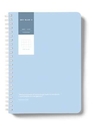 Cuadernos Escolar Sky Blue 2