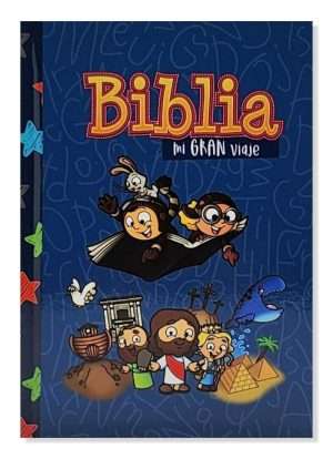 Biblia Mi Gran Viaje Tapa dura Azul