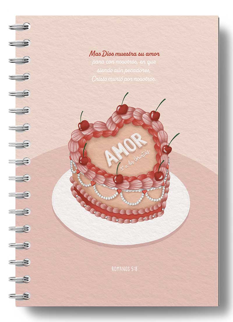 Cuaderno azul grande