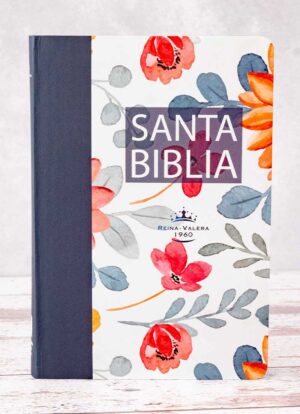 Biblia Dúo Azul/Flores
