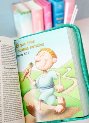 Biblia Amigos por Siempre Verde con Cierre