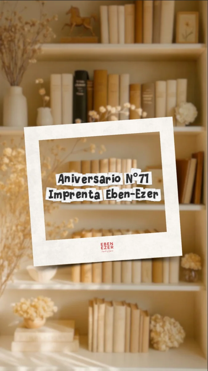 Ayer 29 de junio fue el 71° aniversario de Imprenta Eben-Ezer, y queremos agradecer a cada una de las personas que, a lo largo de estos años, han formado parte de este camino.

Est