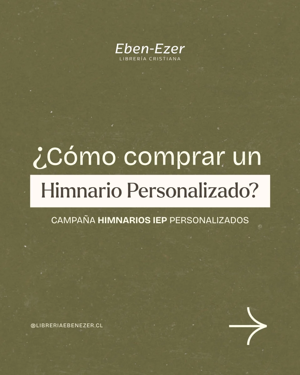 Tenemos nueva campaña de Himnarios IEP personalizados! ✨🎶

🛍️‼️ ¡IMPORTANTE! Esta vez estarán disponibles EXCLUSIVAMENTE A TRAVÉS DE NUESTRA PÁGINA WEB.

💰 Valor: $15.000
📦 Disponi
